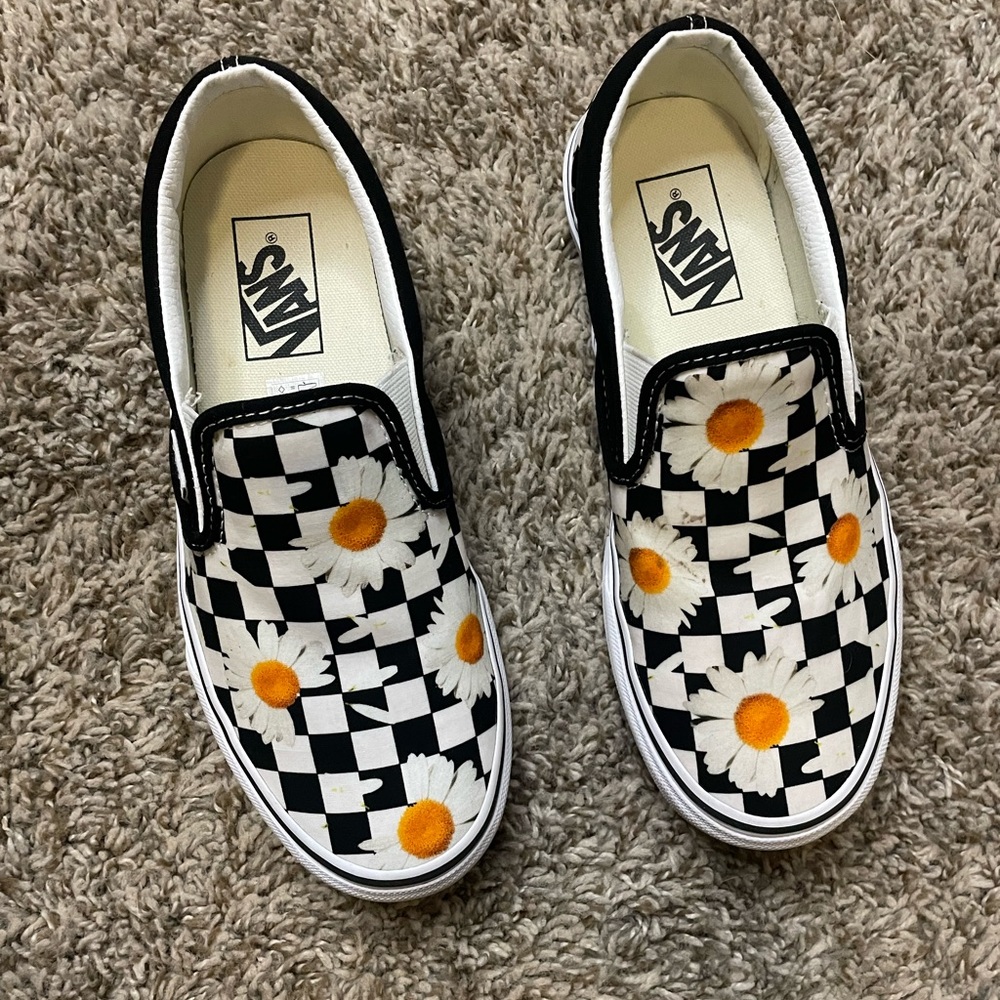 Van's Asher - Sunflower Checker - Women's 7